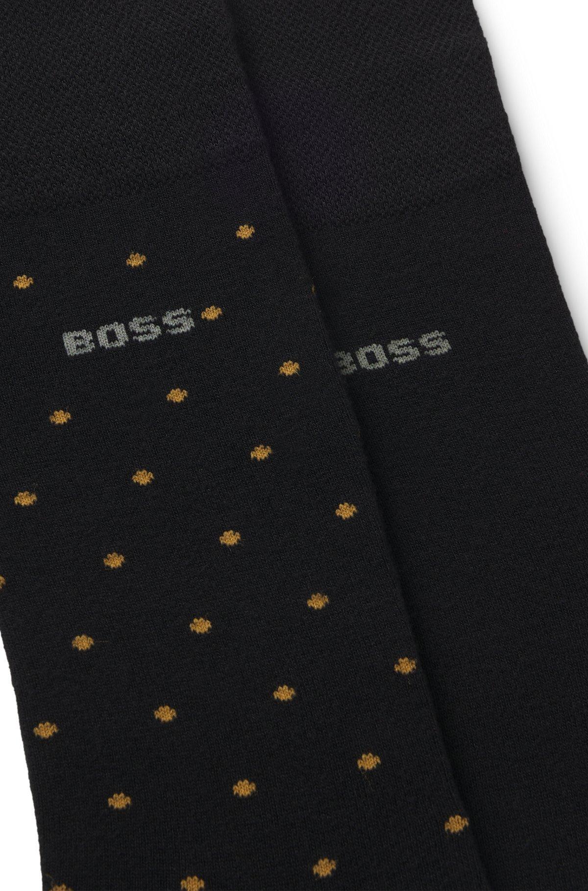 Two-pack of quarter-length socks with reverse logo Product Image