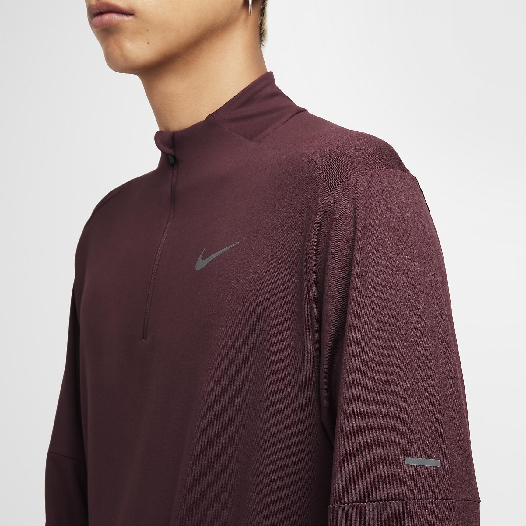 Nike Mens Element Dri-FIT 1/2-Zip Running Top | DD4756-652 Product Image