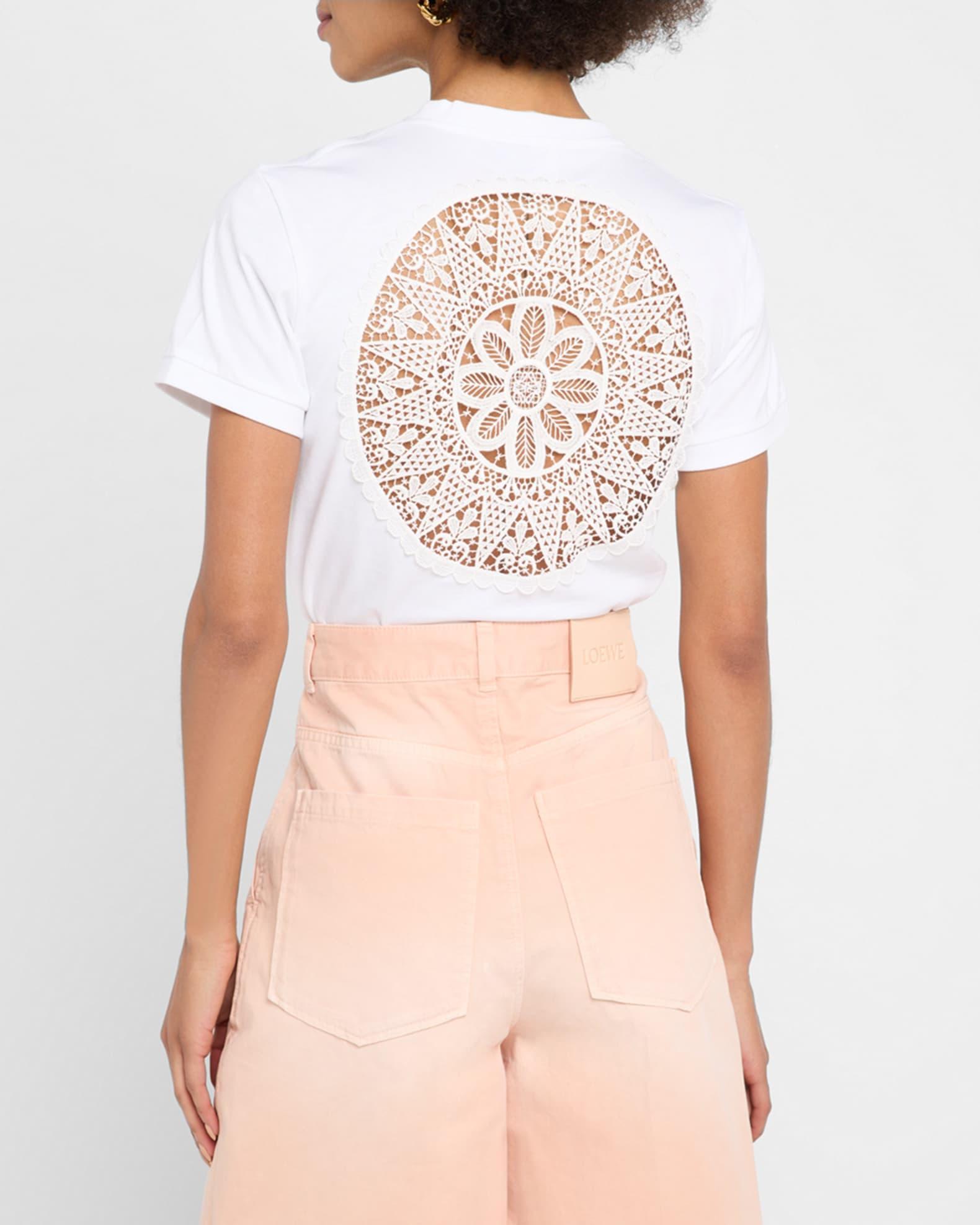 Anagram Openwork Lace T-Shirt Product Image