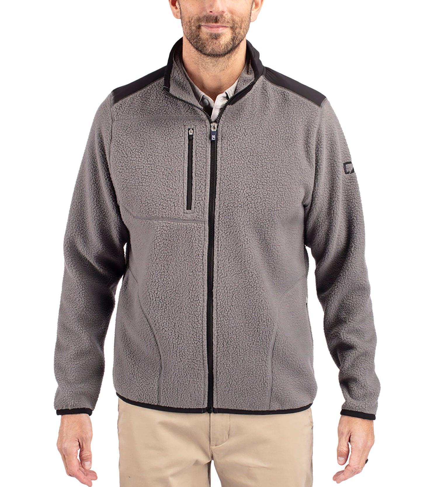Cutter & Buck Cascade Eco Sherpa Mens Big & Tall Fleece Jacket Male Product Image