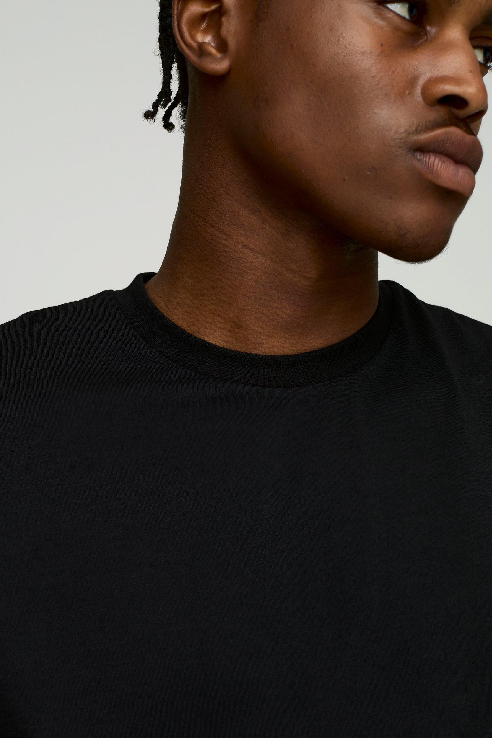 Regular Fit Slub T-Shirt | boohooMAN USA Product Image