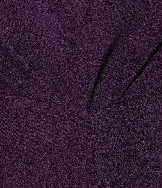 Maggy London Stretch Crew Neck Long Sleeve Dress Product Image