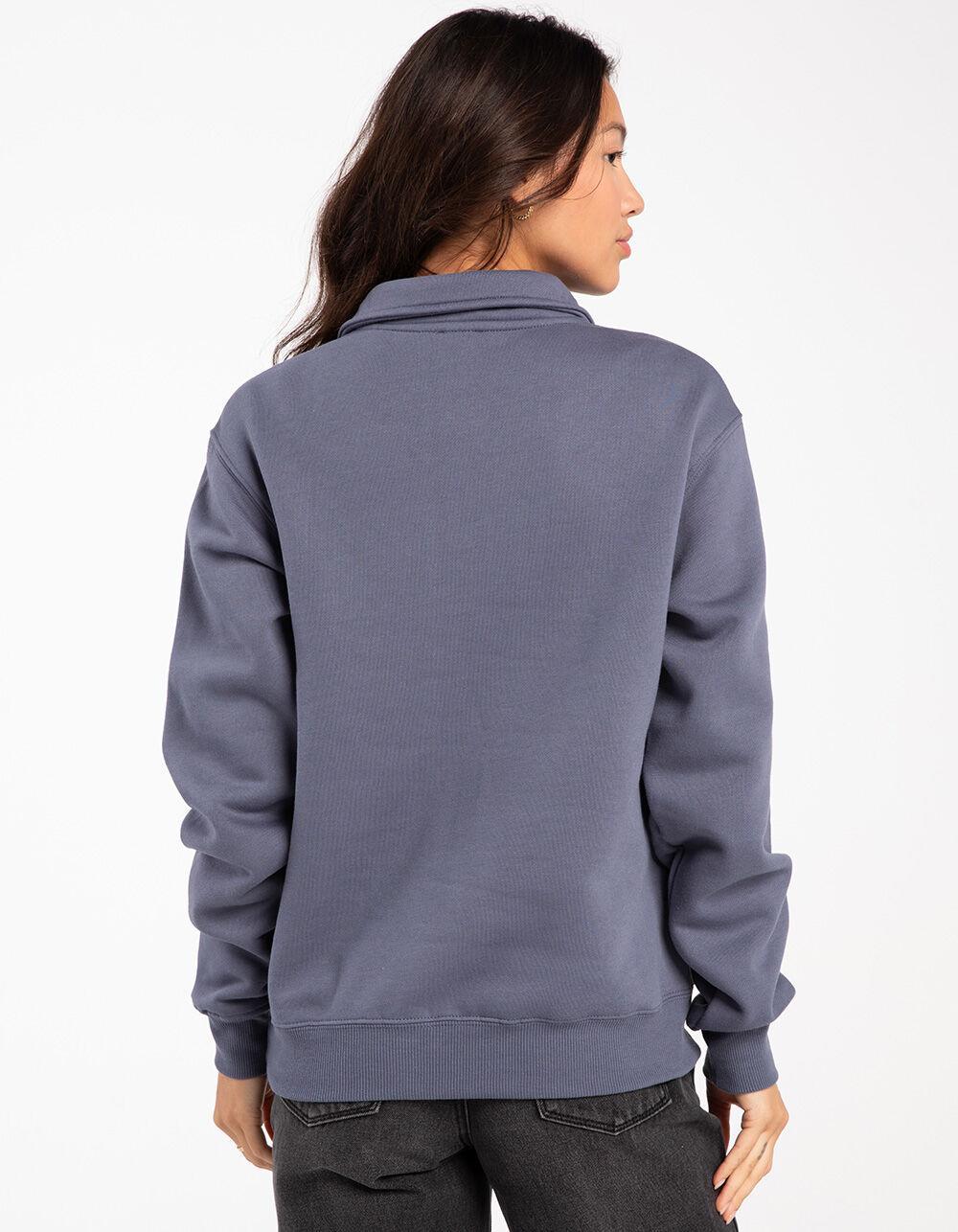 TILLYS Quarter Zip Womens Sweatshirt Product Image