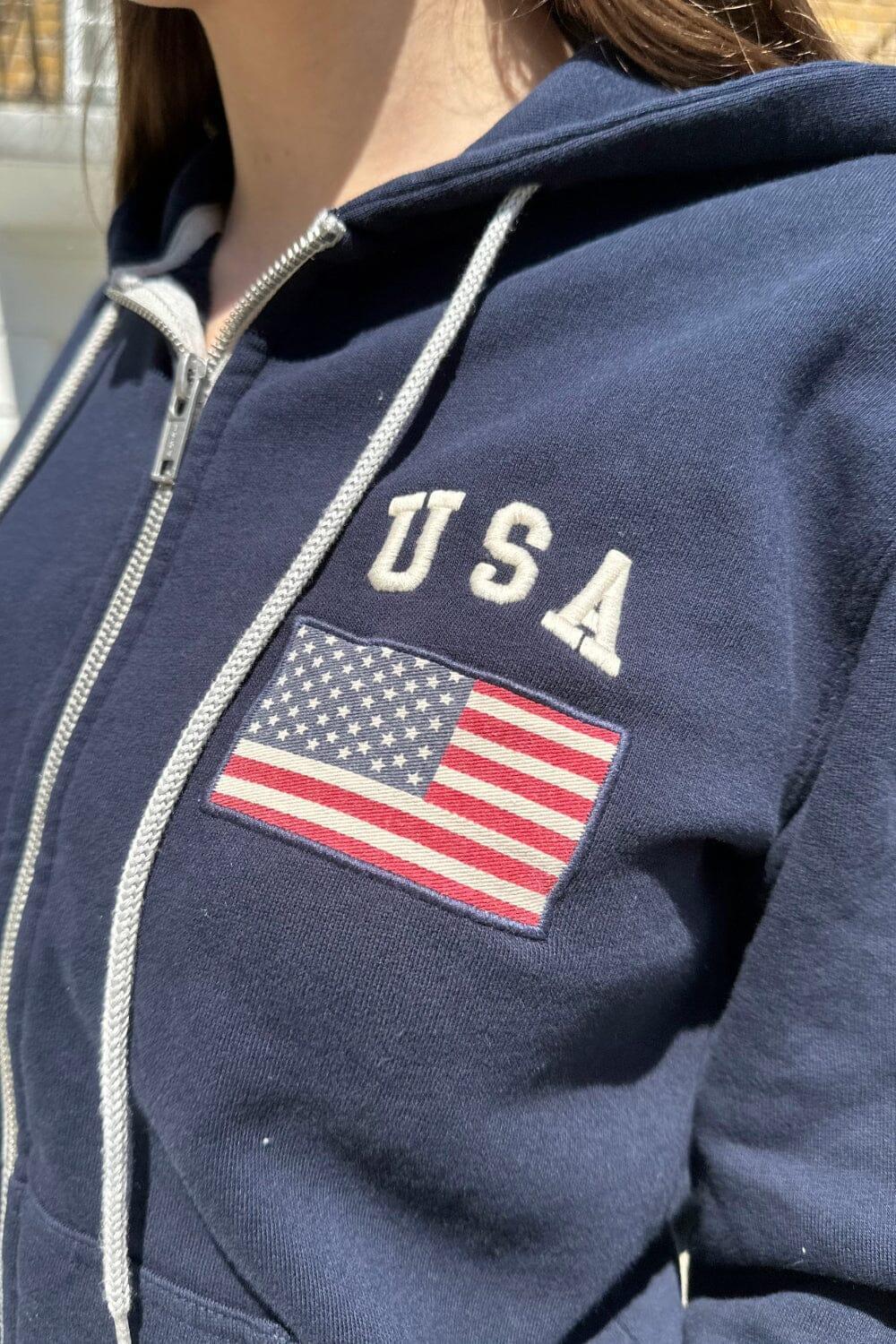 Christy Usa Flag Hoodie Product Image