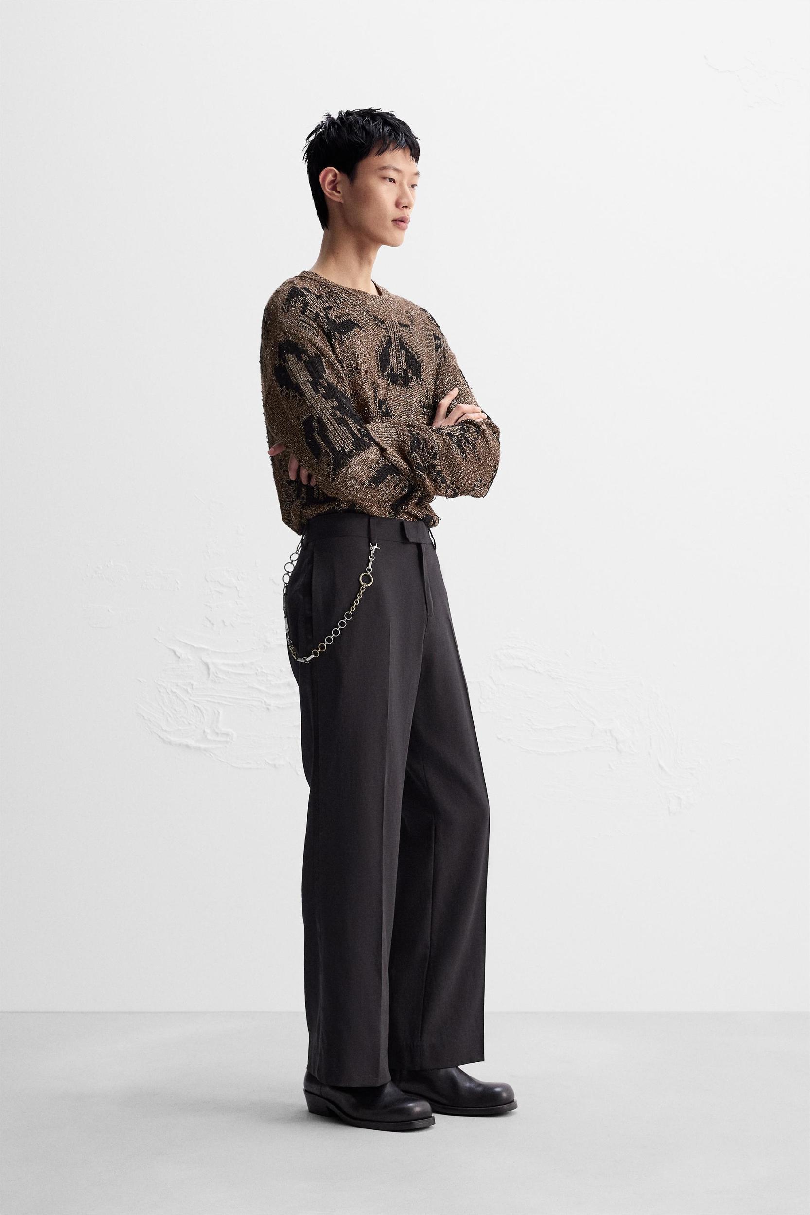 SHINY OPEN KNIT SWEATER LIMITED EDITION Product Image