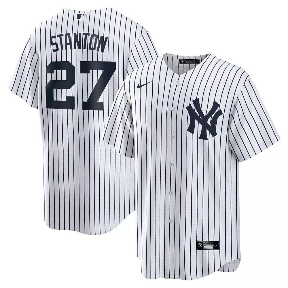Men's Nike Giancarlo Stanton White New York Yankees Home Replica Player Name Jersey,  Product Image