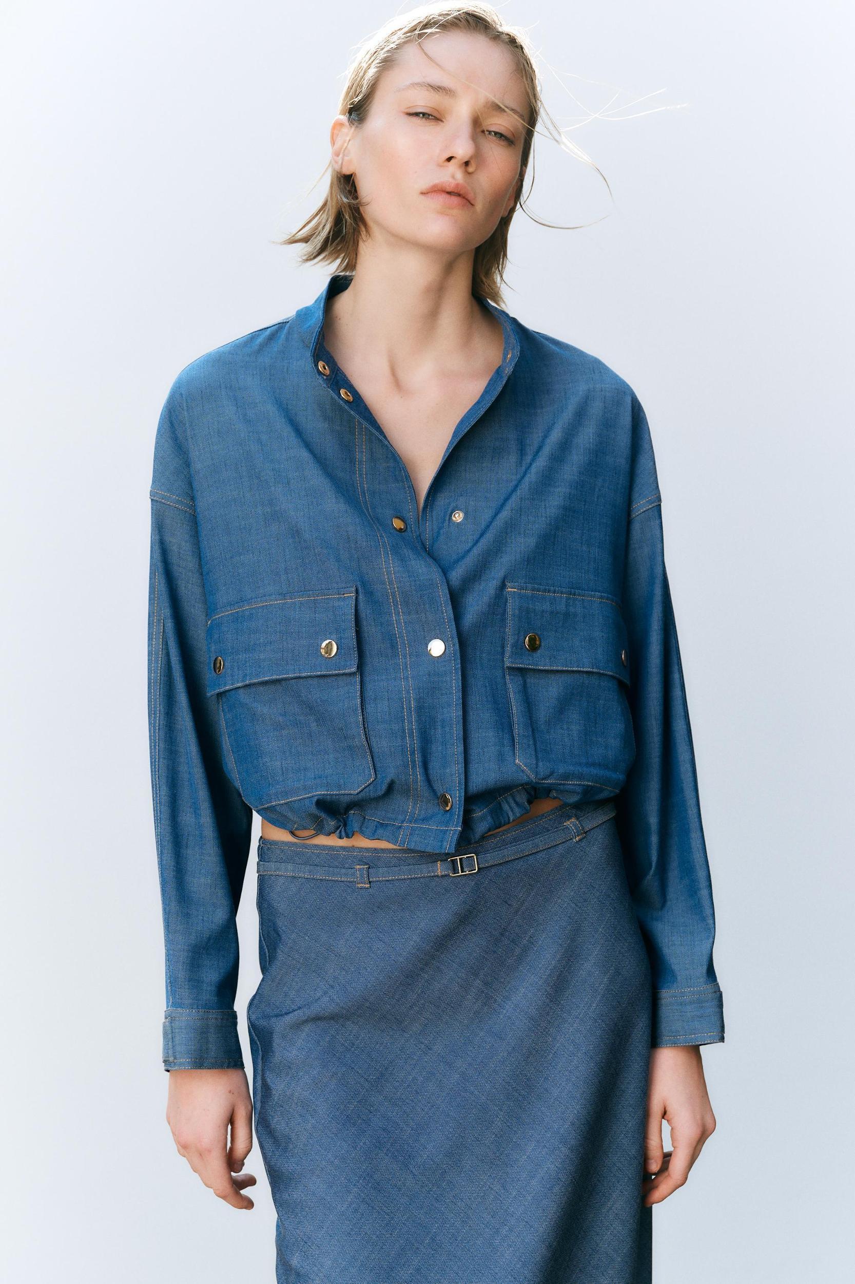 BOMBER JACKET WITH POCKETS Product Image