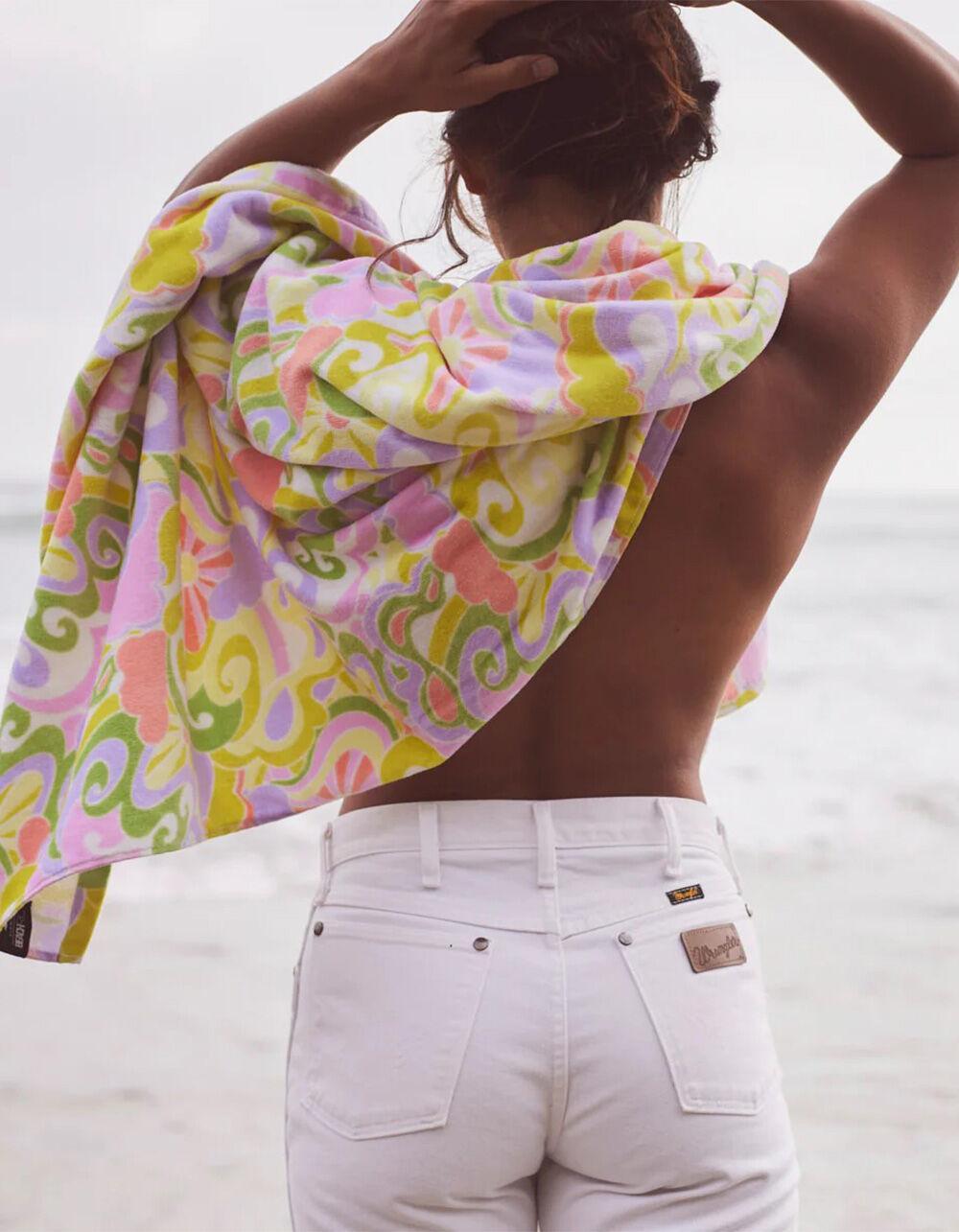 SLOWTIDE x Beach Riot Wavy Floral Beach Towel Product Image