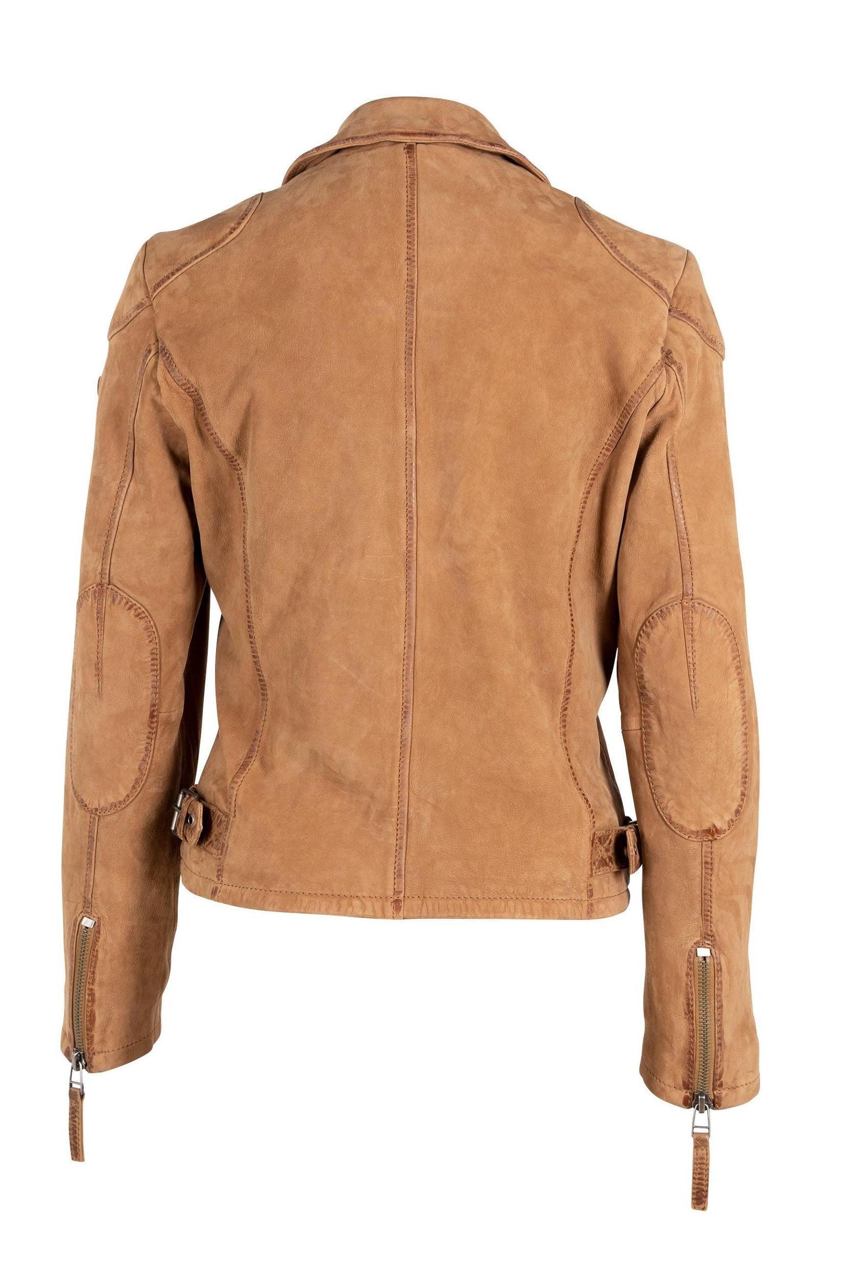 Karyn Leather Jacket- Cognac Product Image