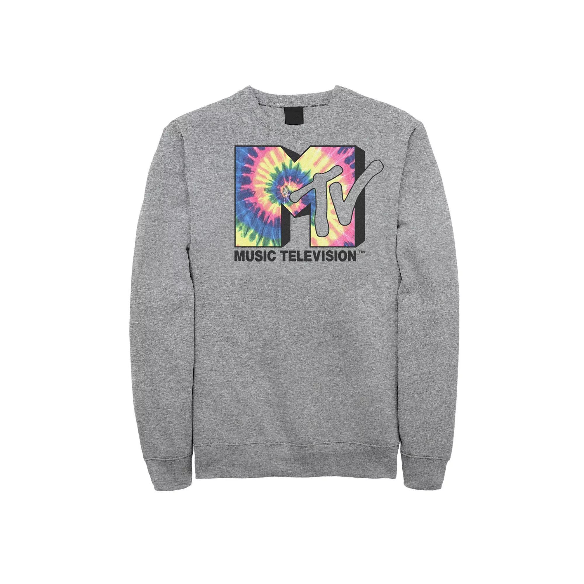 Men's MTV Music Television Tie Dye Logo Sweatshirt,  Product Image