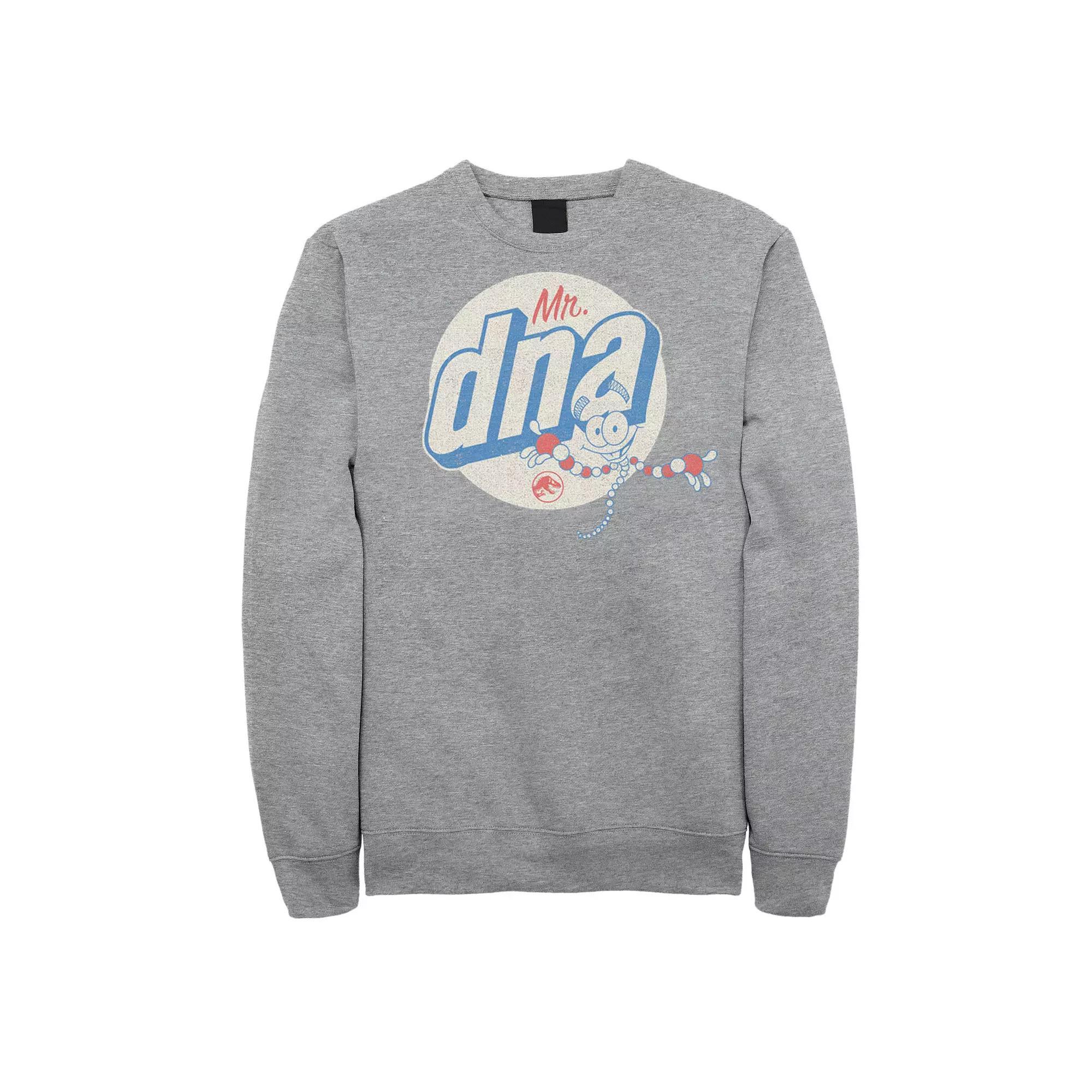 Men's Jurassic World Vintage Mr. DNA Logo Sweatshirt,  Product Image
