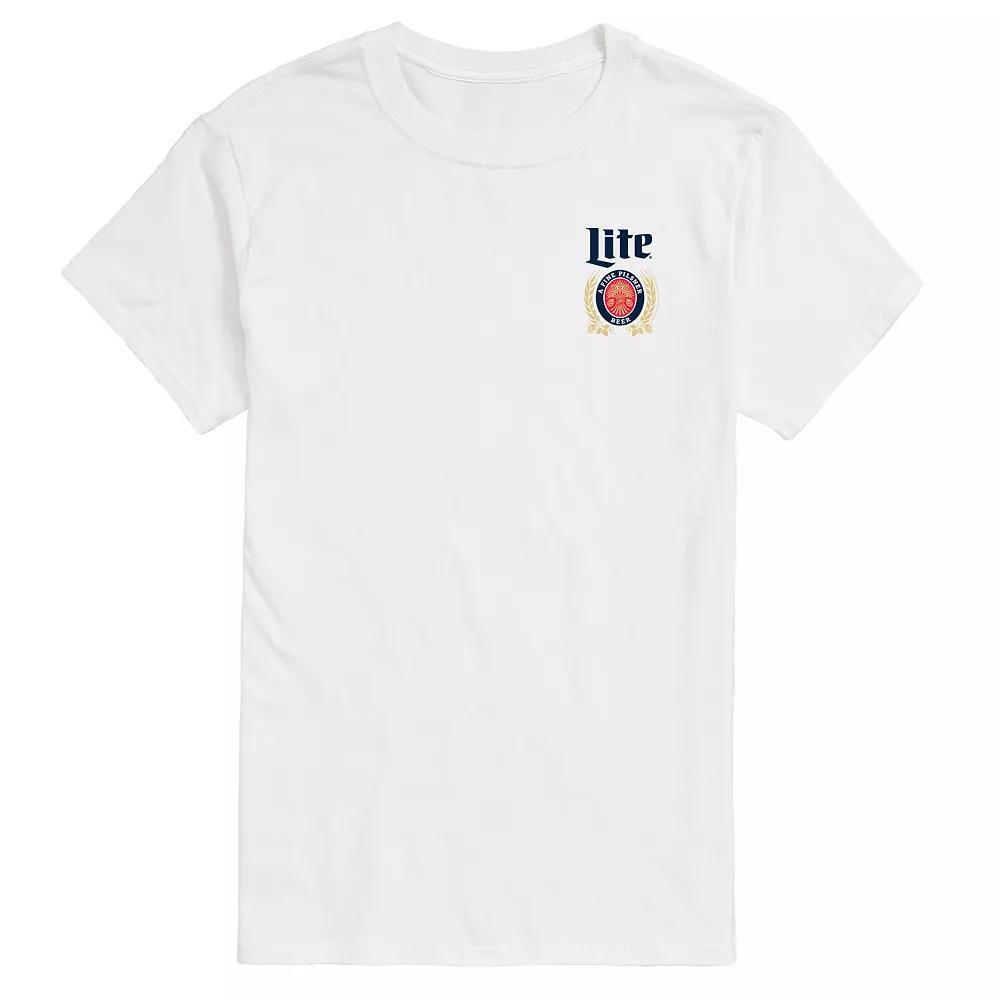 Big & Tall Miller Lite Crest Logo Graphic Tee, Men's,  Product Image