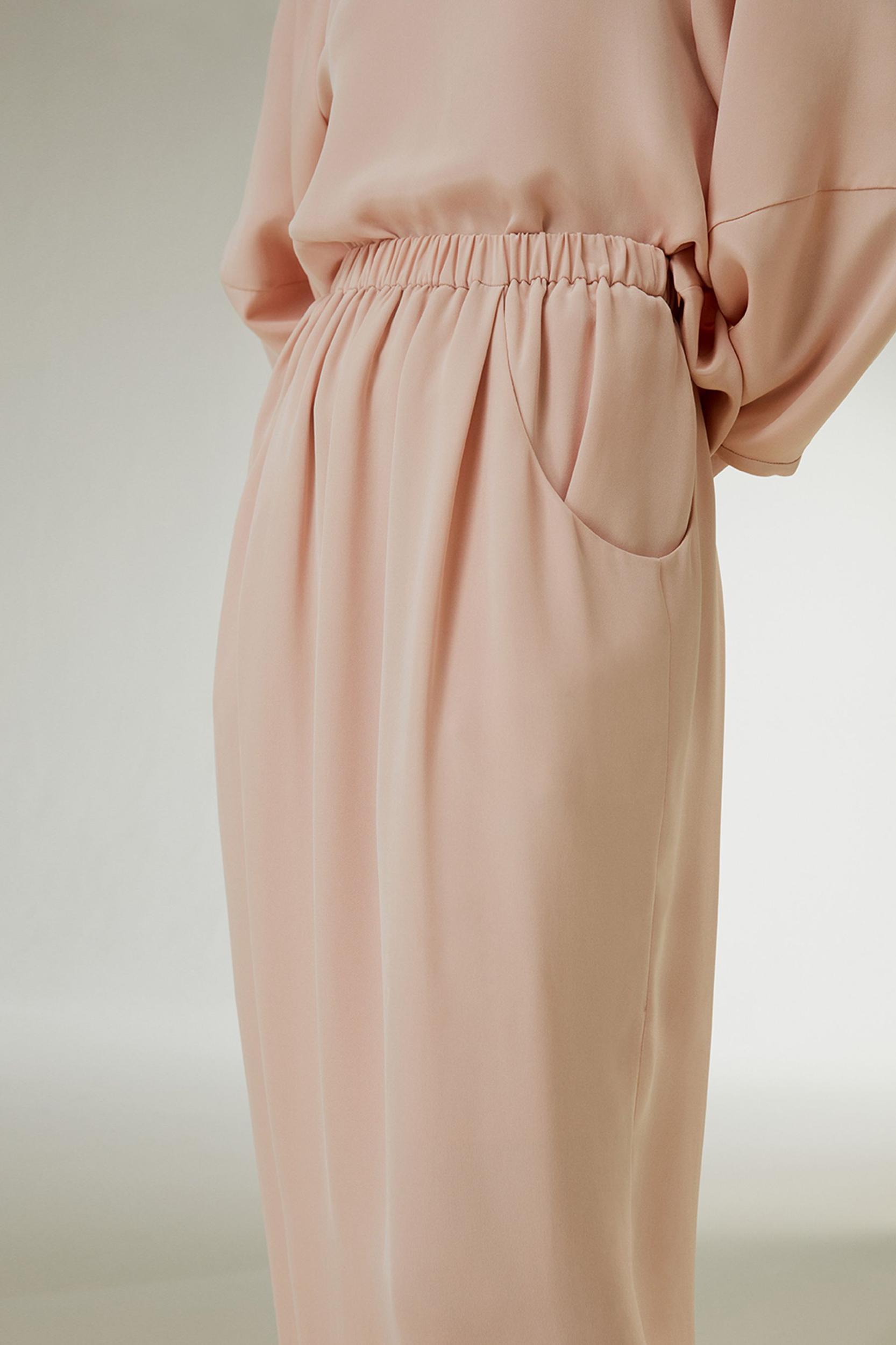 Blossom Skirt with Elastic Waistband and Side Pockets Product Image