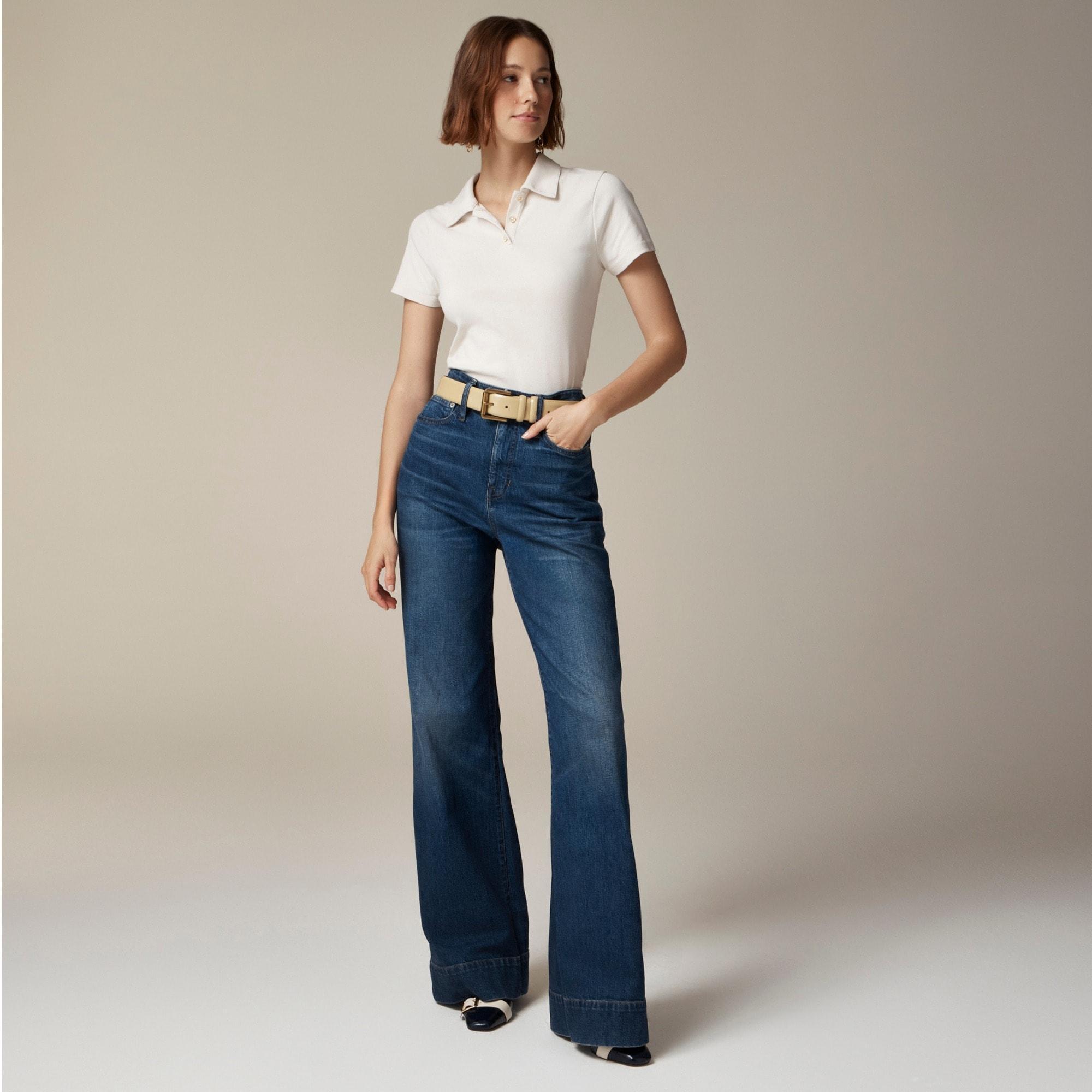 Curvy denim trouser in 1996 semi-stretch Product Image