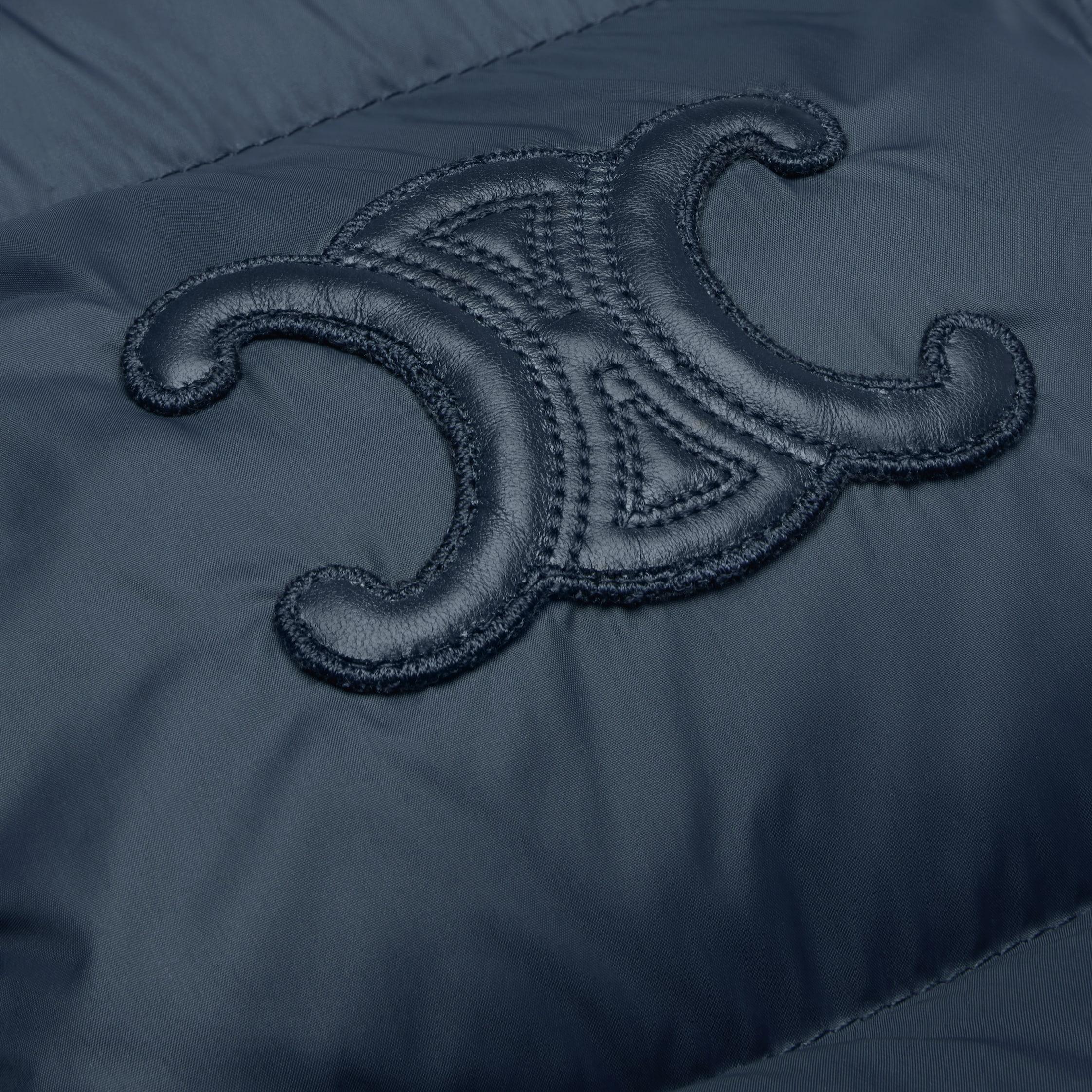 oversized sleeveless down jacket in lightweight nylon Product Image