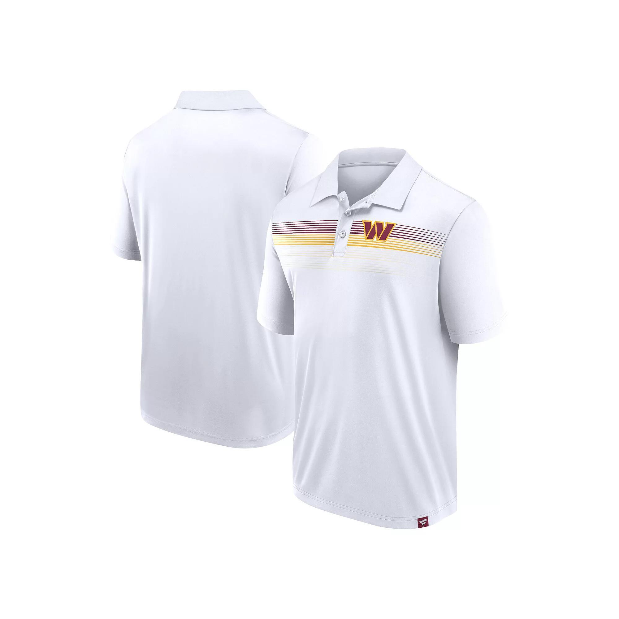 Men's Fanatics White Washington Commanders Big & Tall Sublimated Polo,  Product Image
