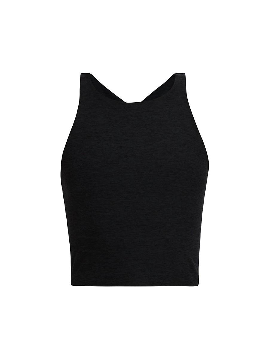 Womens Spacedye Refocus Crop Tank Top Product Image