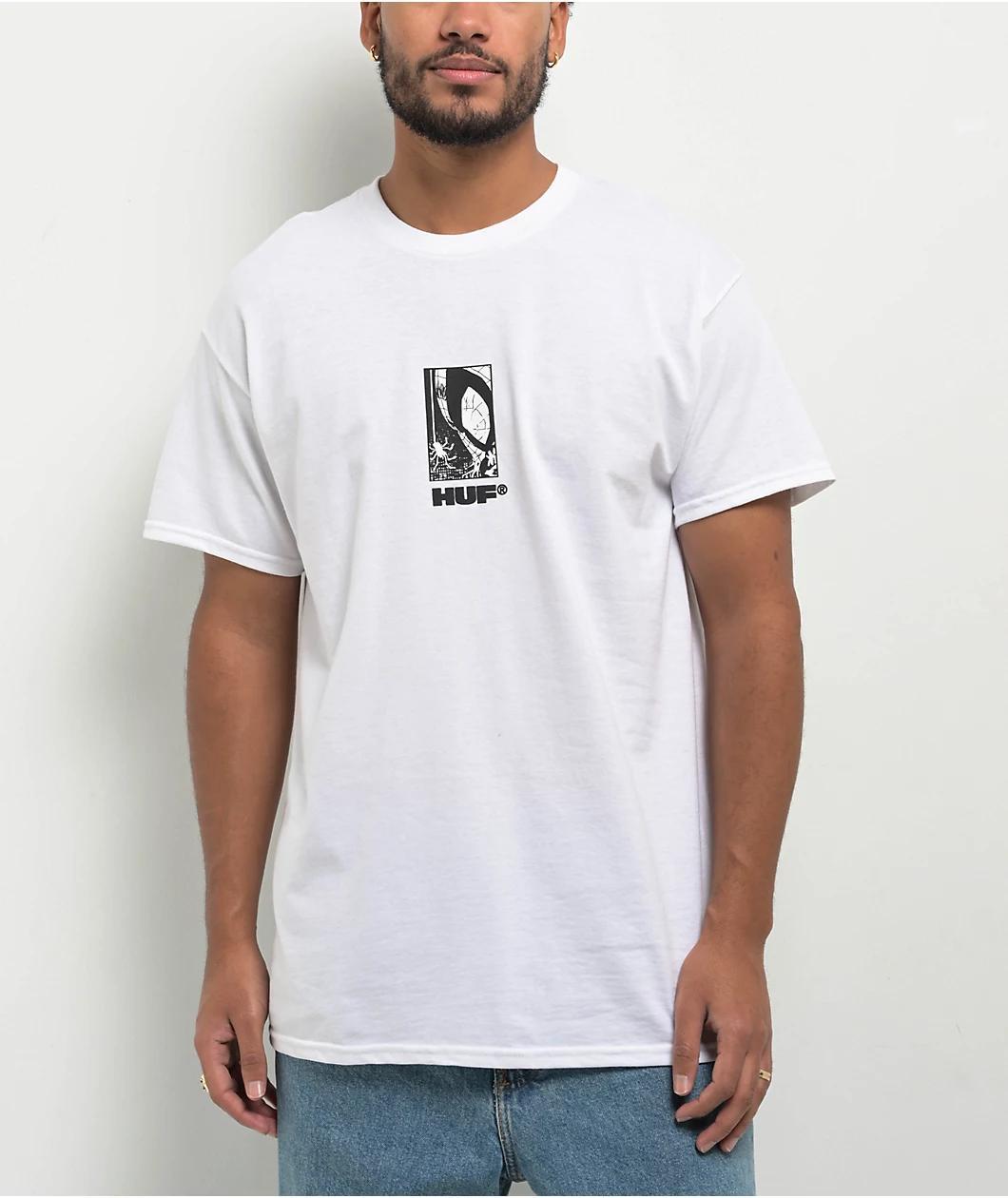 HUF x Spider-Man Senses White T-Shirt Product Image