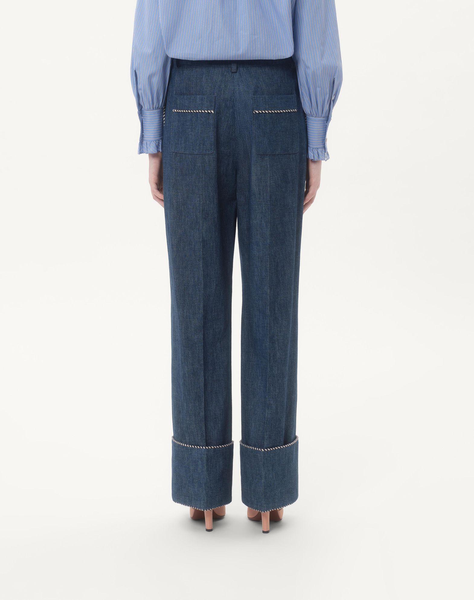 Denim Chambray Pants Product Image