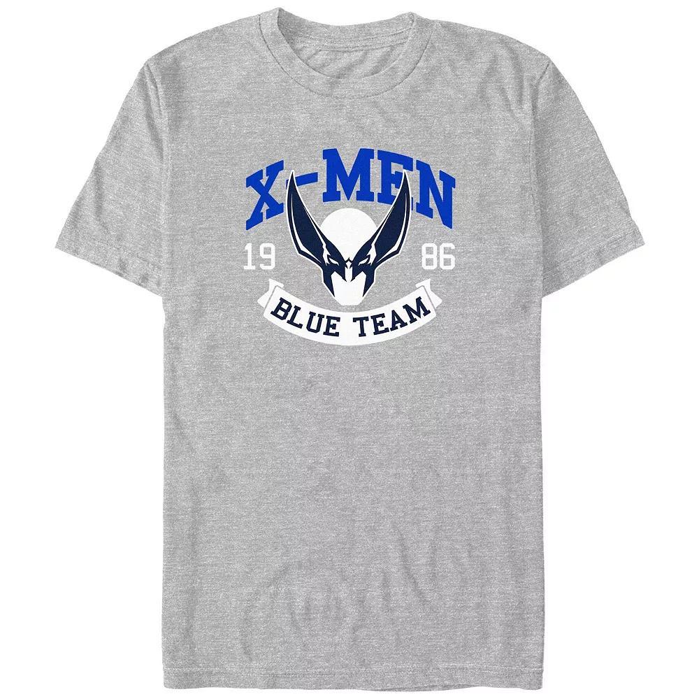 Big & Tall Marvel X-Men 1986 Blue Team Graphic Tee, Men's, Size: XXL Tall, Athletic Grey Product Image