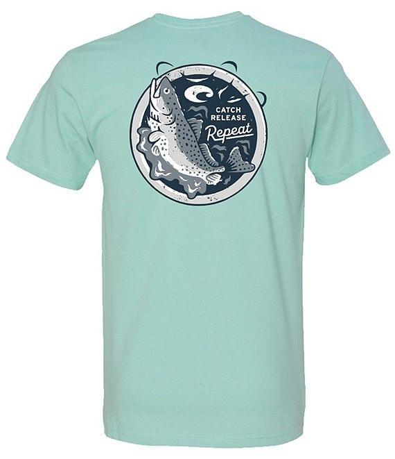 Costa Short Sleeve Trout Graphic T-Shirt Product Image