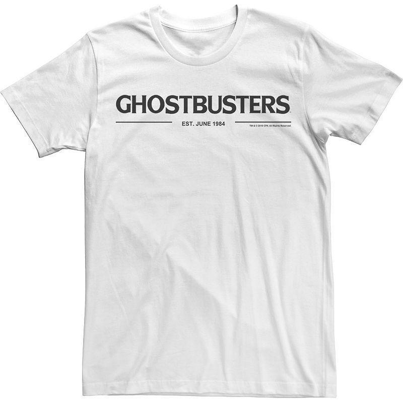 Men's Ghostbusters Established 1984 Logo Tee, Size: XXL, White Product Image