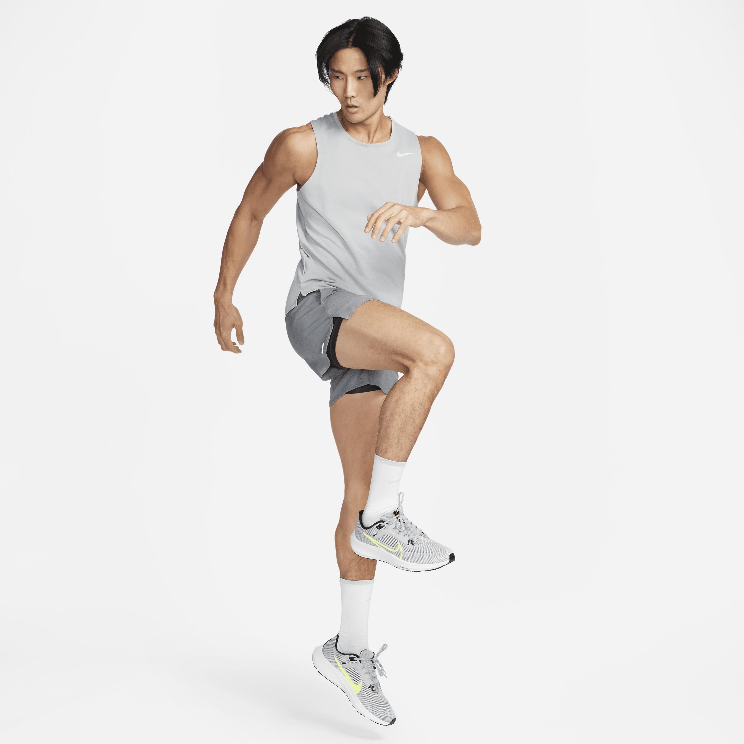 Nike Mens Miler Dri-FIT Running Tank Top | DV9321-097 Product Image