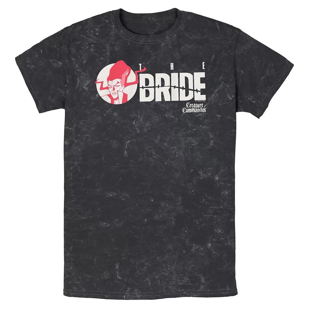 Men's Creature Commandos Presenting The Bride Mineral Wash Graphic Tee,  Product Image