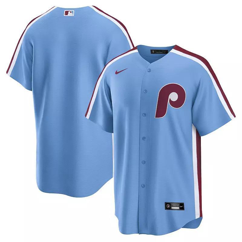 Mens Nike Blue Philadelphia Phillies Alternate Replica Team Jersey Product Image