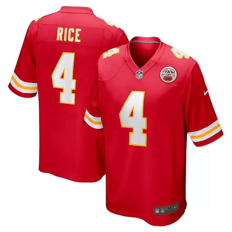 Men's Nike Rashee Rice Red Kansas City Chiefs Game Jersey, Size: XL Product Image