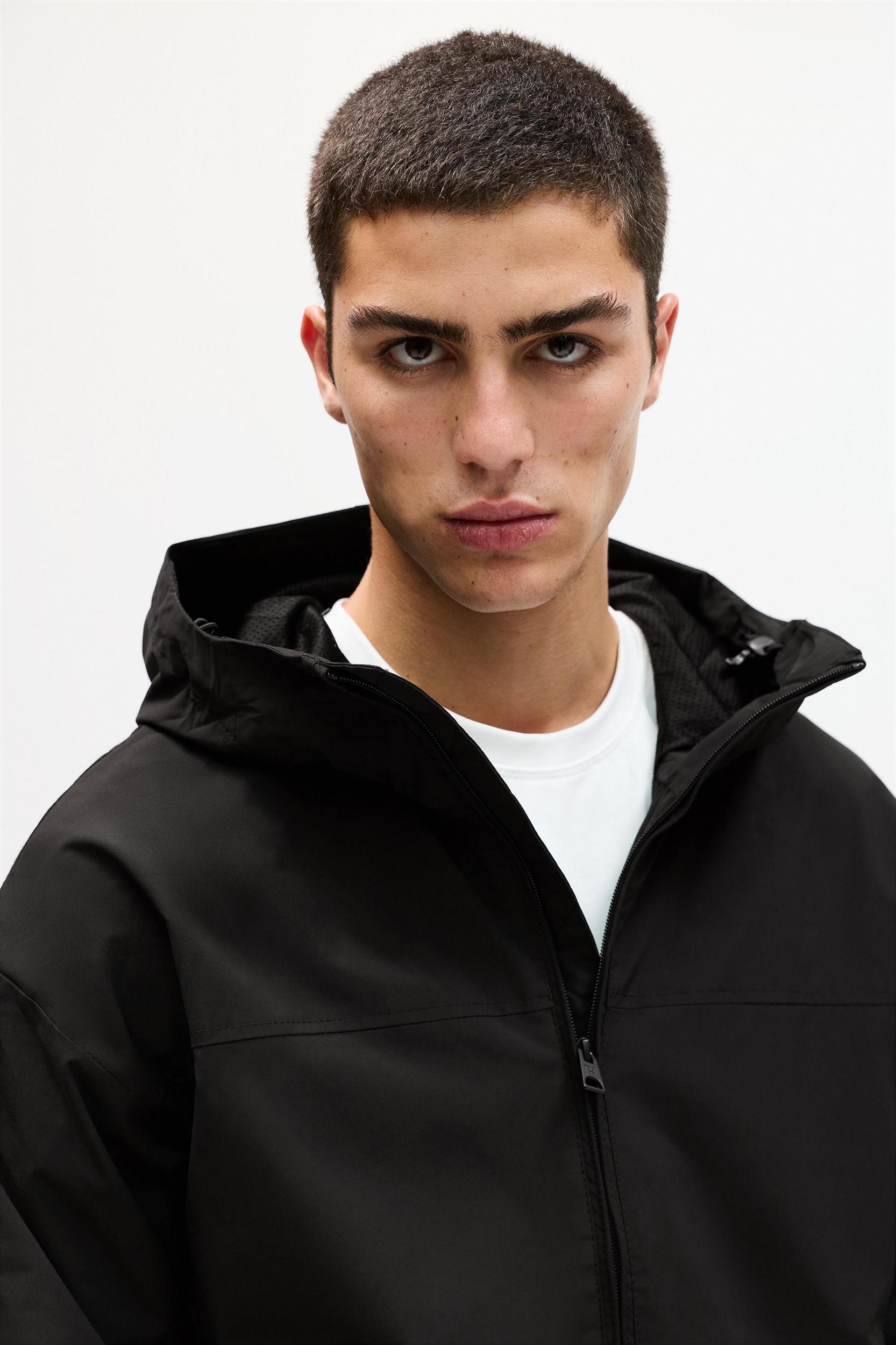 Color block raincoat Product Image