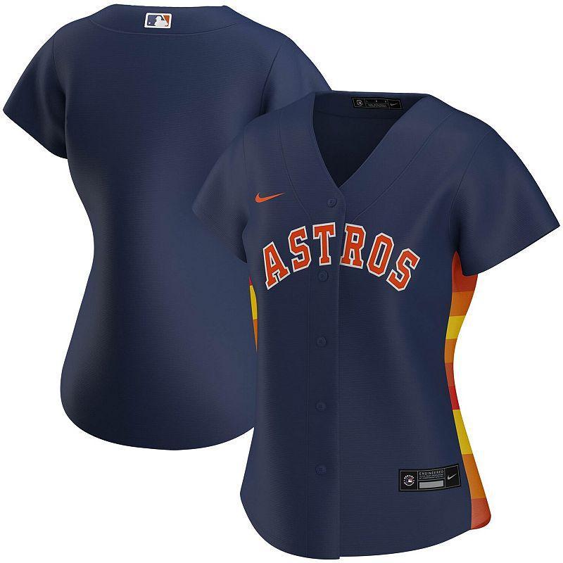 Womens Nike Houston Astros Alternate Replica Team Jersey Blue Product Image