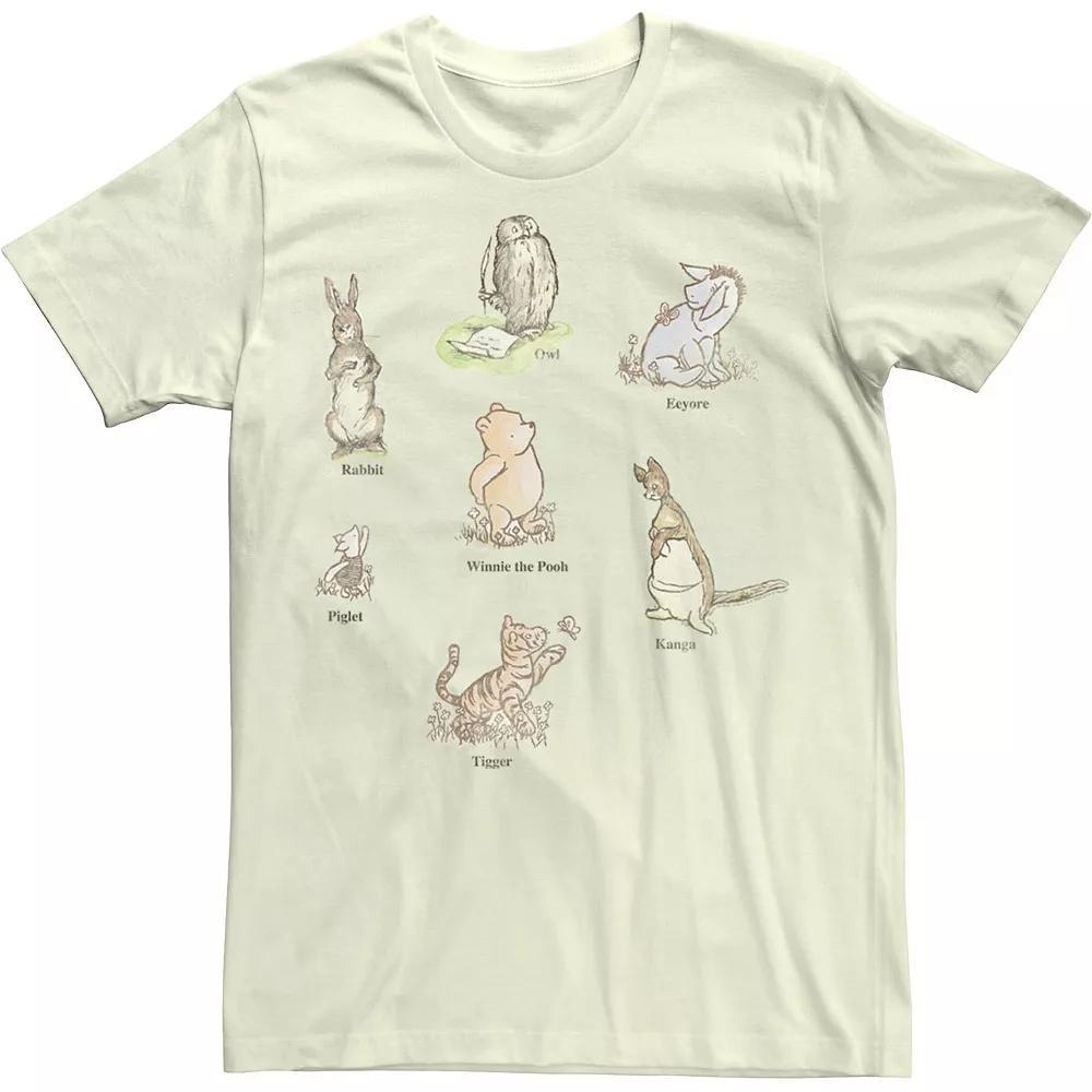 Disney's Winnie The Pooh Men's Classic Group Shot Tee,  Product Image