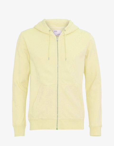 Classic Organic Zip Hood - Soft Yellow Product Image