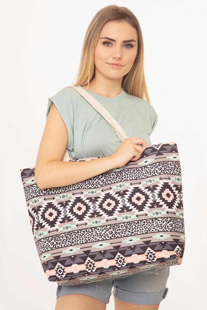 Aztec Pattern Tote Product Image