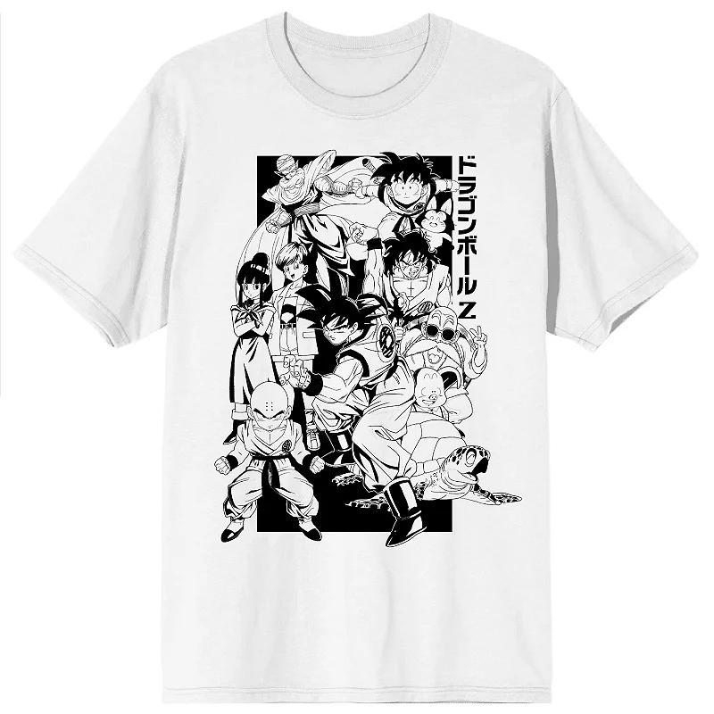 Men's Dragon Ball Z Color Me Tee, Boy's, Size: Medium, White Product Image