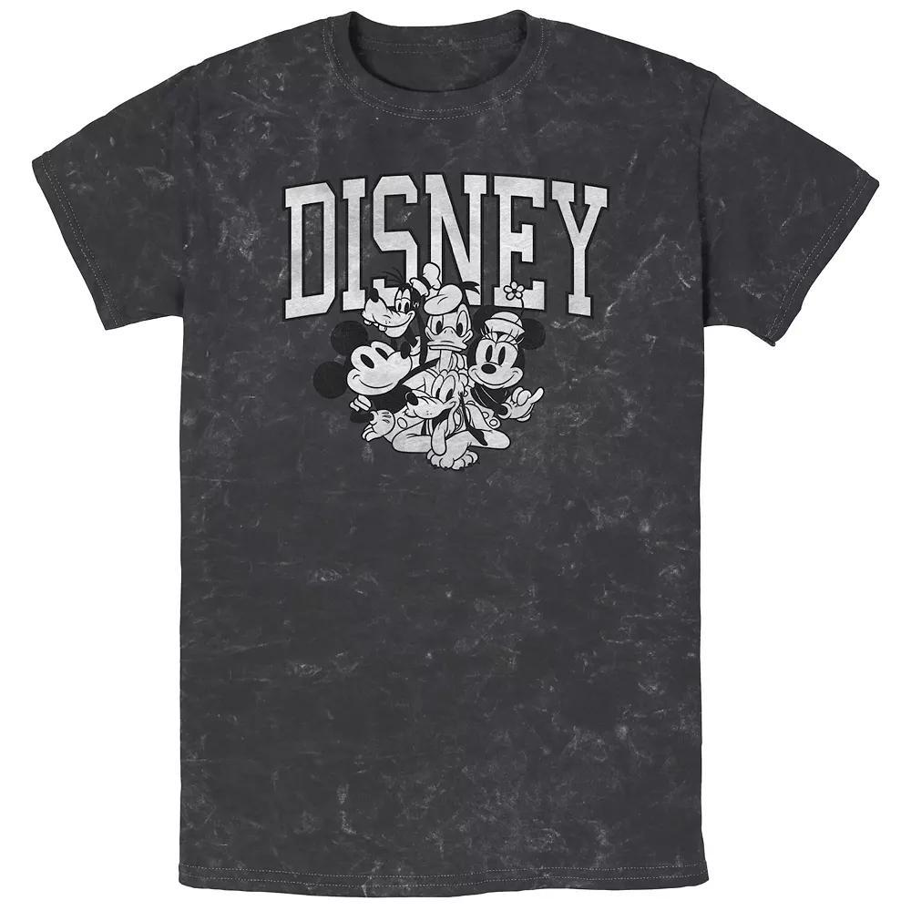 Men's Disney Mickey Mouse Group Bombard Wash Graphic Tee,  Product Image