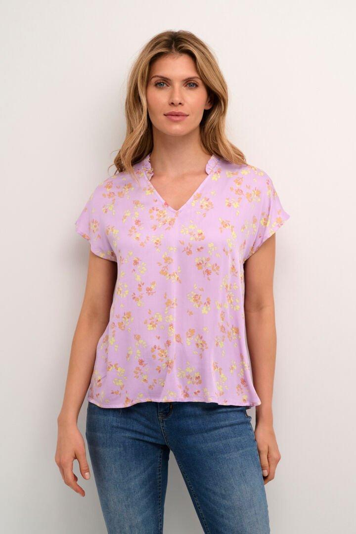 Billie Blouse - Lavender Flower Product Image