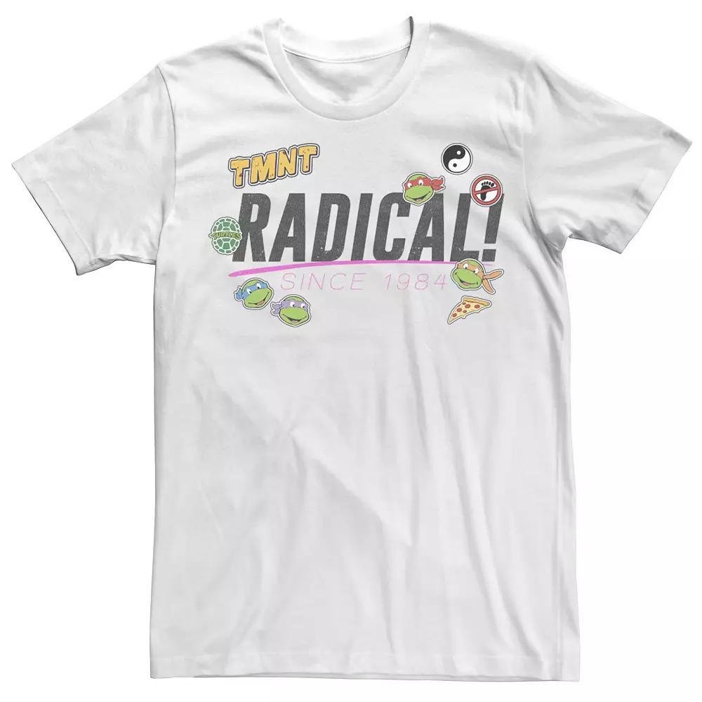 Men's Ninja Turtles Radical! Patch Collage Short Sleeve Tee, Size: Large, White Product Image