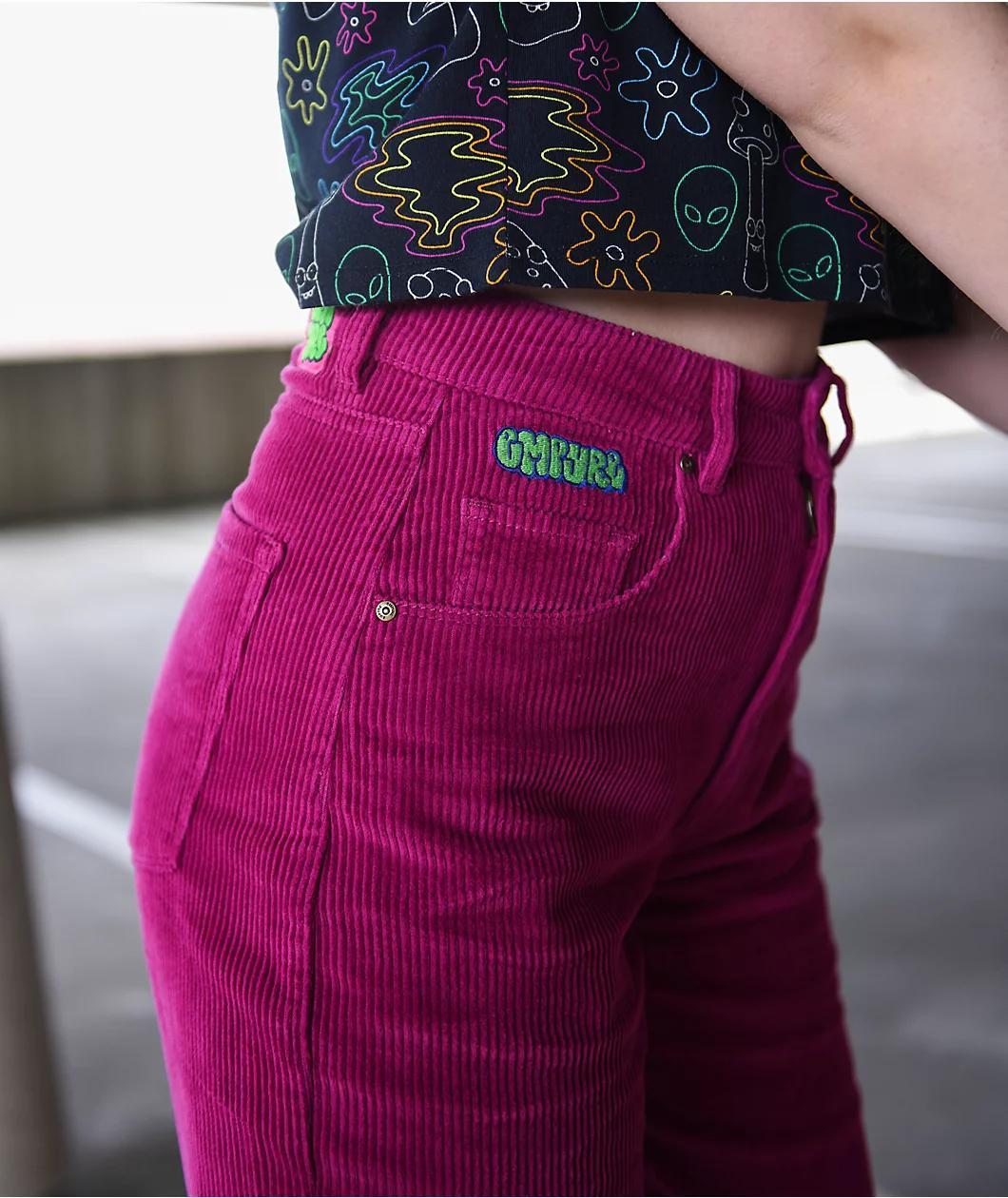 Empyre Tori 90s Berry Corduroy Skate Pants Product Image