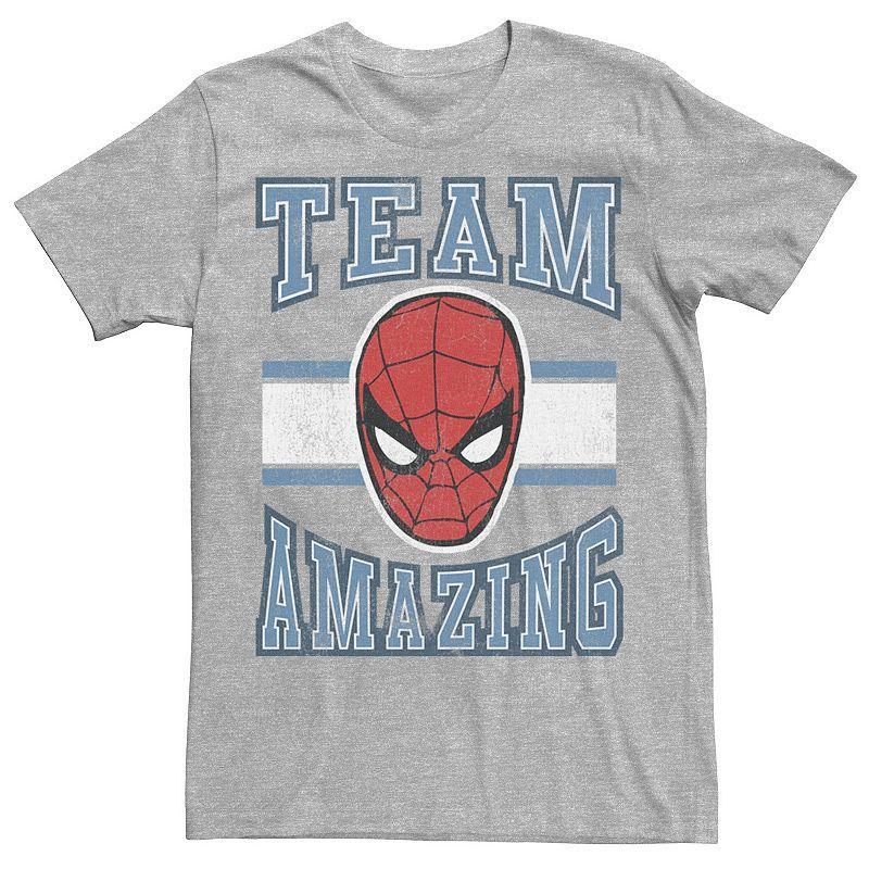 Men's Marvel Classic Team Amazing Spider-Man Tee, Size: Medium, Athletic Grey Product Image