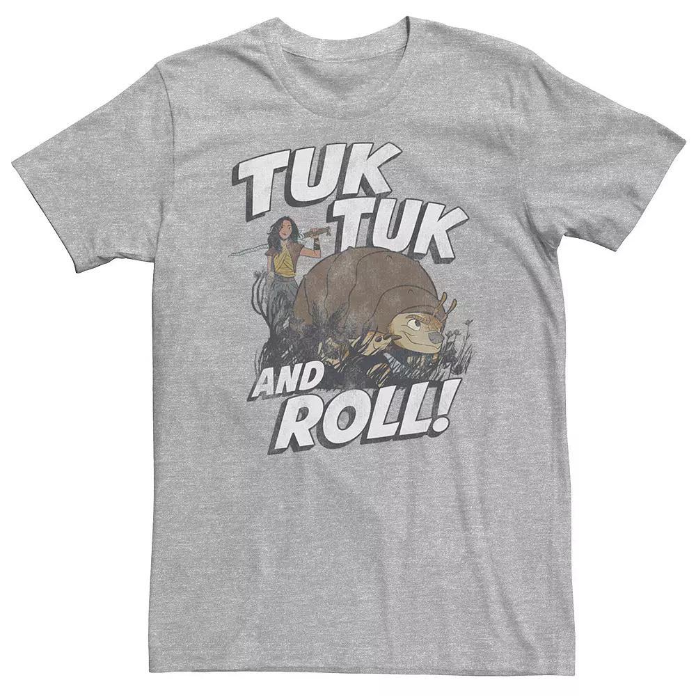 Big & Tall Disney Raya And The Last Dragon Tuk Tuk And Roll Portrait Tee, Men's,  Product Image