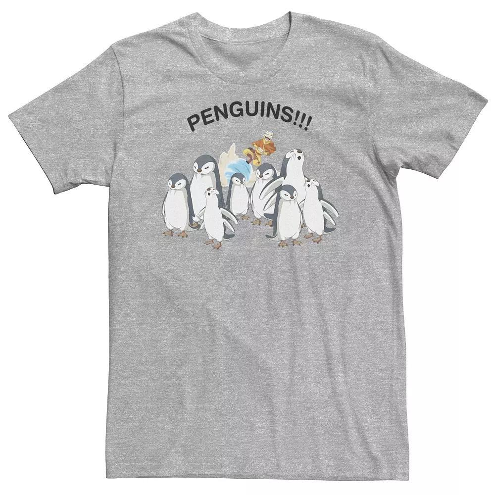 Big & Tall Nickelodeon Avatar The Last Airbender Aang "Penguins!!!" Portrait Tee, Men's,  Product Image