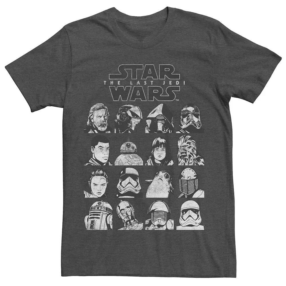 Men's Star Wars The Last Jedi Character Grid Tee,  Product Image