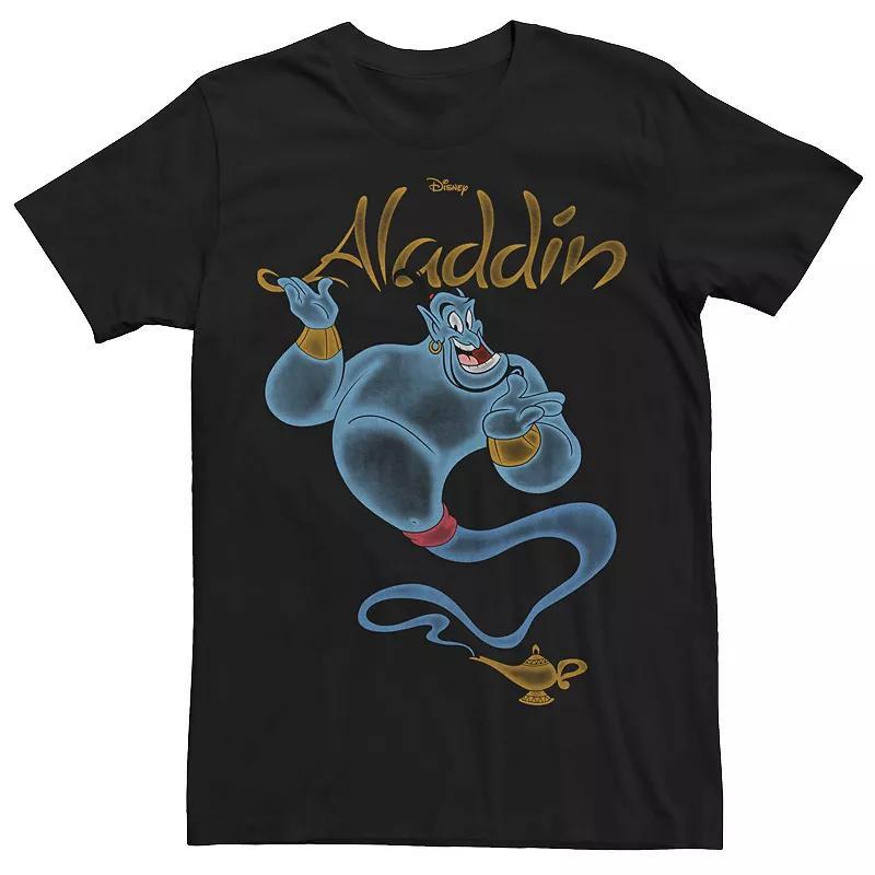 Disneys Aladdin Mens Distressed Genie Floating Tee Product Image