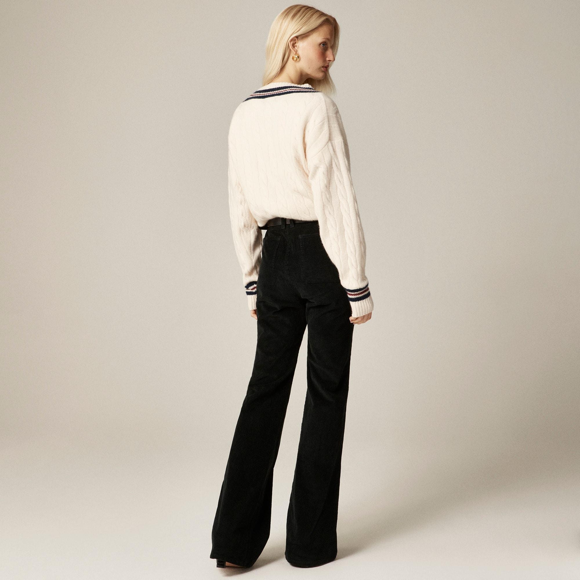 Vintage flare pant in corduroy Product Image