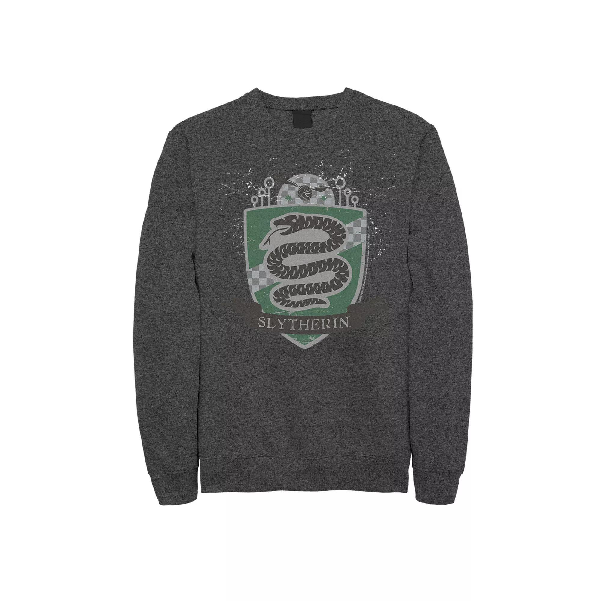 Men's Harry Potter Slytherin Quidditch Shield Sweatshirt,  Product Image