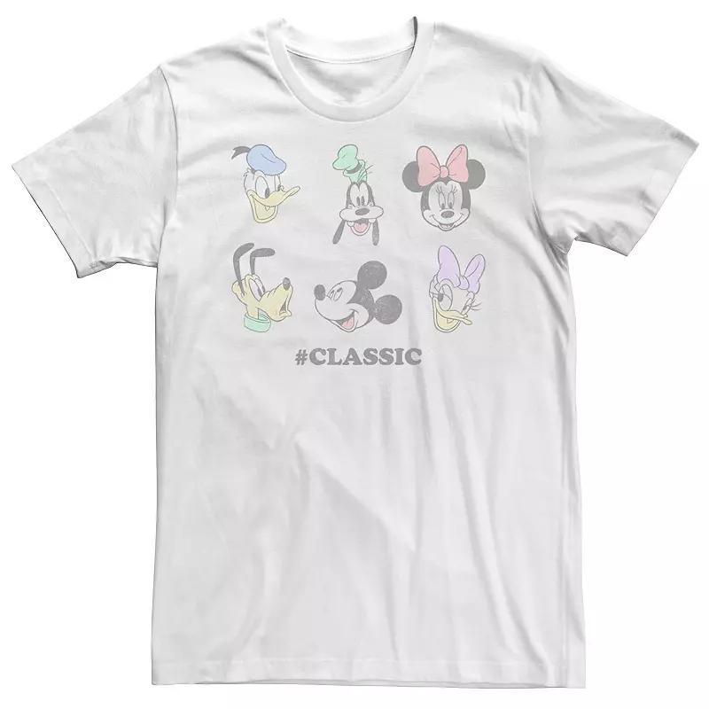 Disney's Mickey Mouse & Friends Big & Tall #Classic Portrait Tee, Men's,  Product Image