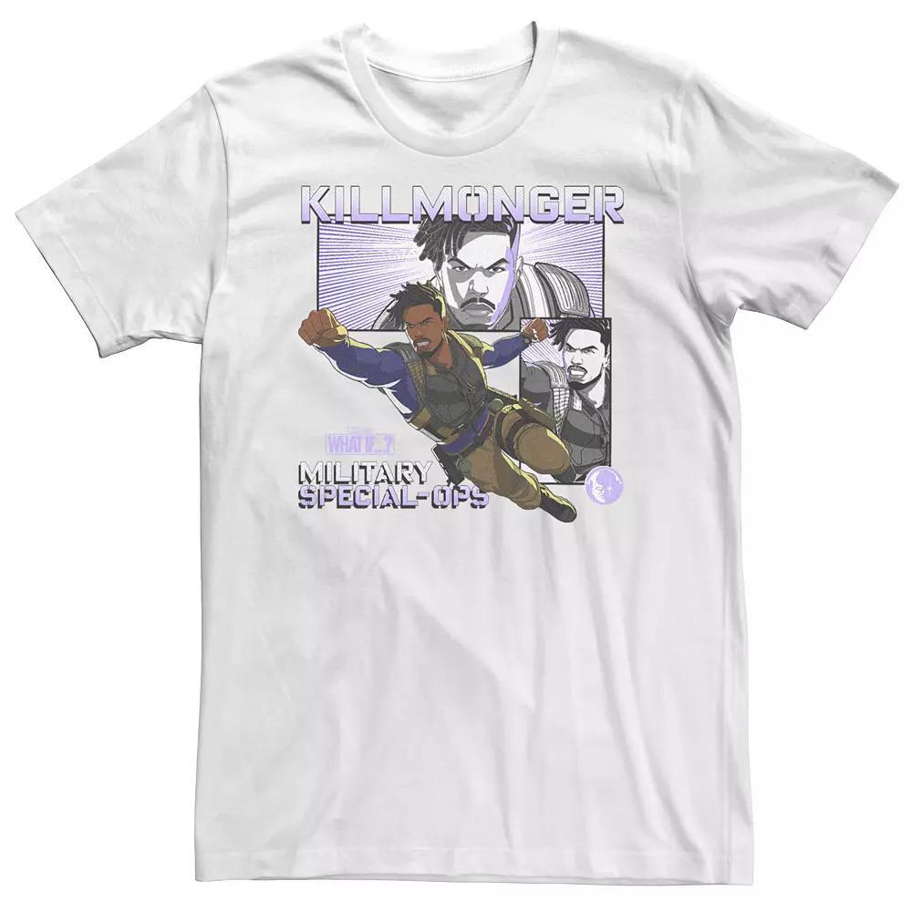 Big & Tall Marvel What If Killmonger Special Ops Poster Tee, Men's,  Product Image