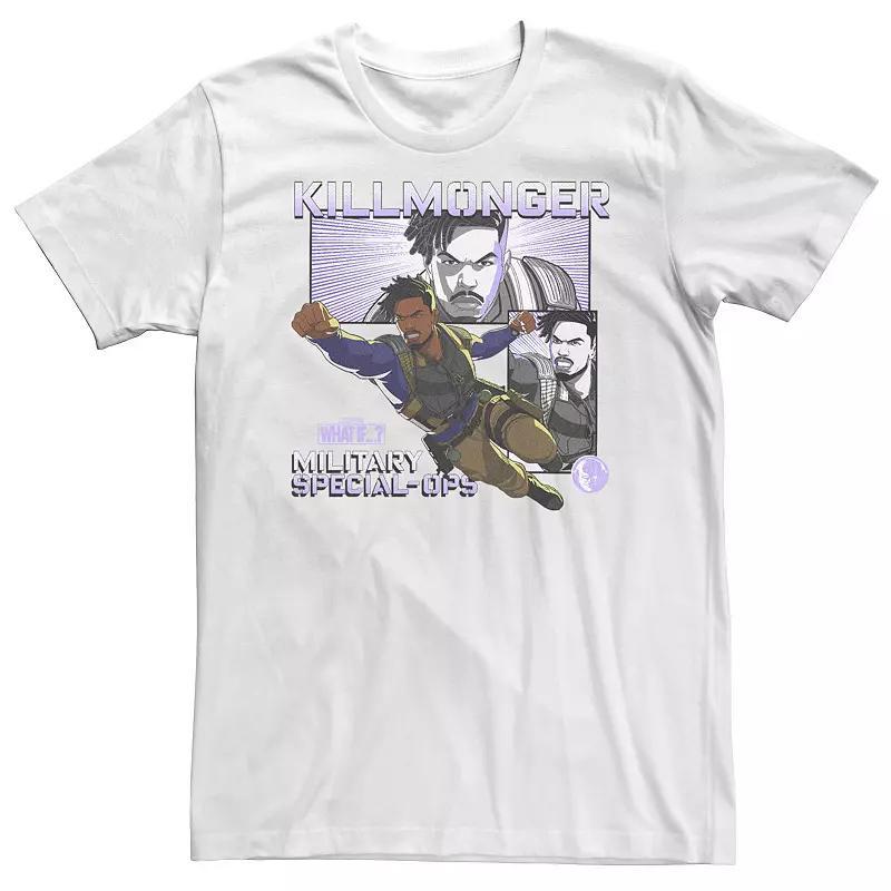 Big & Tall Marvel What If Killmonger Special Ops Poster Tee, Men's,  Product Image